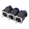 3PCS van Nema 17 Bipolair 59Ncm(83.55oz.in) 2A 42x48mm 4 Draden met 1m Kabel & Aansluiting