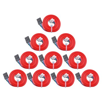 10pcs Stappenmotor 4 draden 1m kabel met pitch connector