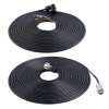 10m(393,7") motor- en encoder-kabel met connectorenset voor 17-bit servomotor serie A6 en A6H met rem - A6-10MB-10E-B | StepperOnline