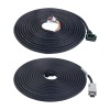 5m(196.85") Motor- en Encoderkabel met connectorenkit voor A6-serie 17-bits servomotor met rem - A6-5MB-5E | StepperOnline