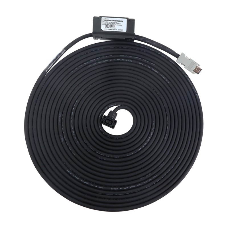 10m(393,7") encoderkabel met accubak voor 17-bit servomotor uit de A6-serie - AS7-C-ENC076-BAT-10.0 | StepperOnline