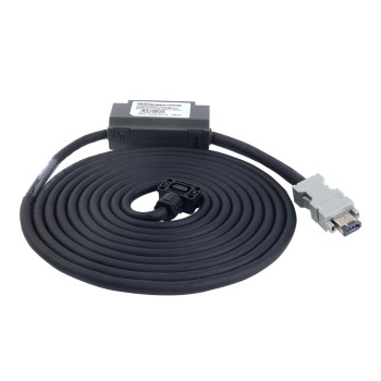 3m(118,11") encoderkabel met accubak voor 17-bit servomotor uit de A6-serie