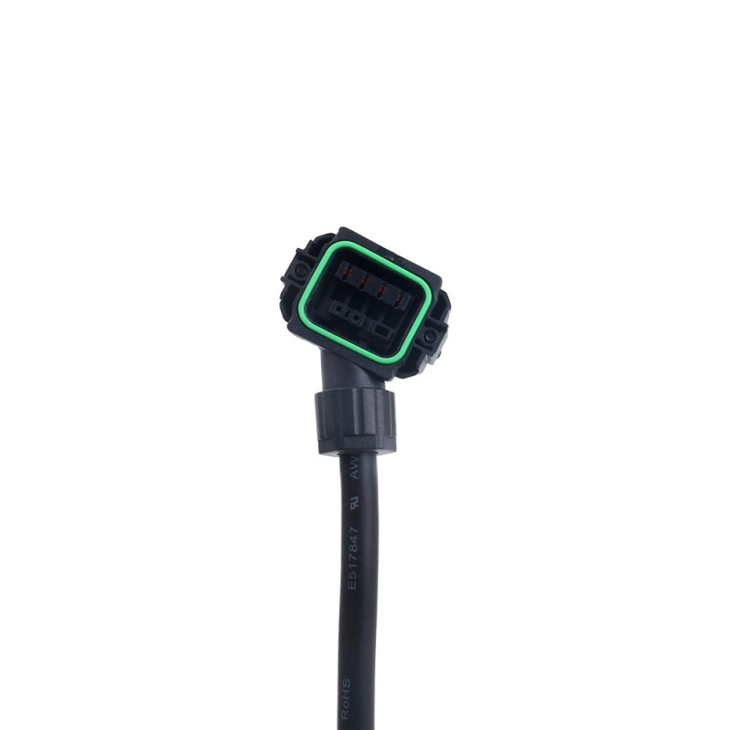 10m(393.7") Motor- en Encoderkabel met connectorenkit voor A6-serie 17-bits servomotor met rem - A6-10MB-10E | StepperOnline