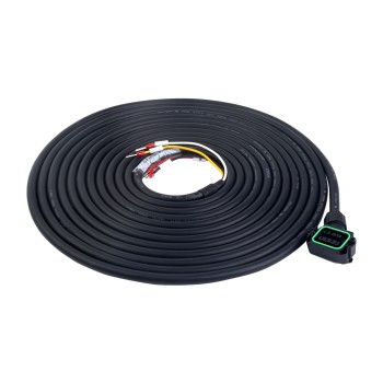 5m(196,85") Motorkabel met connector voor 17-bit servomotor uit de A6-serie
