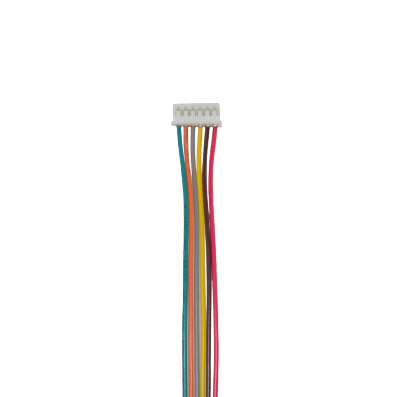 Stappenmotor 6 wrires 400mm kabel met pitch connector