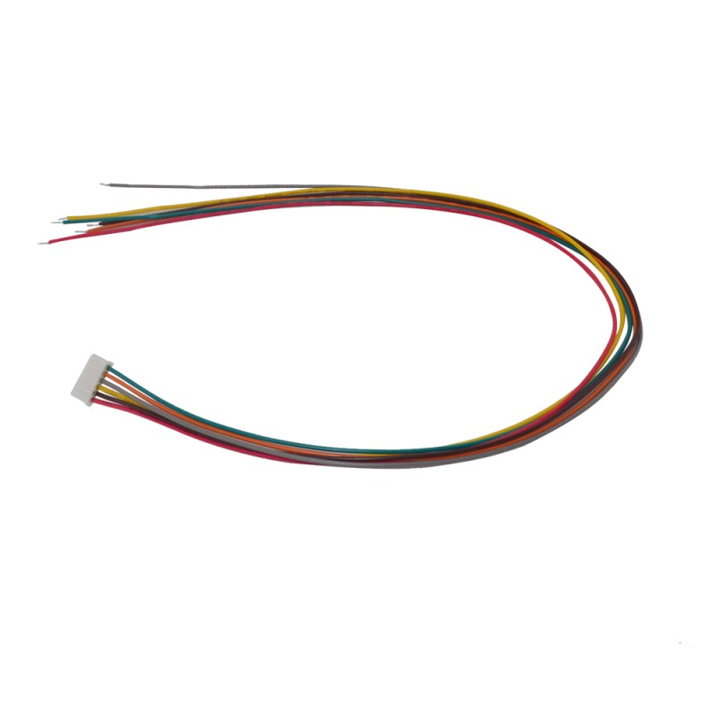 Stappenmotor 6 wrires 400mm kabel met pitch connector