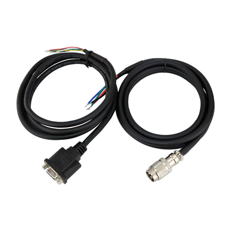 1,7 m (67) AWG18 motor en encoder verlengkabel kit voor Nema 34 closed loop stappenmotoren