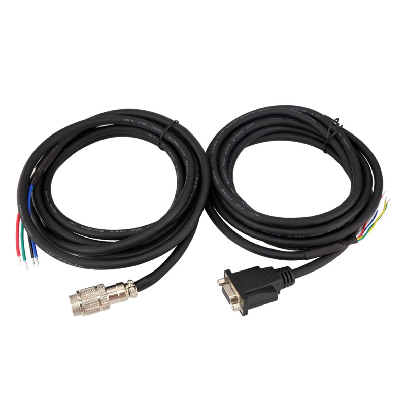 2,7 m (106) AWG18 motor en encoder verlengkabel kit voor Nema 34 closed loop stappenmotoren
