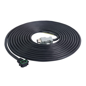 5m(196,85") encoderverlengkabel met connector voor 23-bit servomotor uit de T6-serie