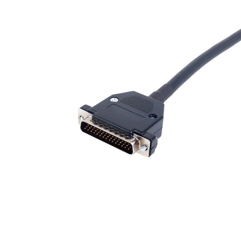 1m (39,37) DB44 mannelijke naar kale, zeer flexibele afgeschermde kabel D-SUB 44-pins connector naar enkele kabel met terminal - DB44-1M | StepperOnline