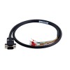 1m (39,37") HDB15 mannelijke naar kale, zeer flexibele afgeschermde kabel D-SUB 15-pins connector - HDB15-1M | StepperOnline