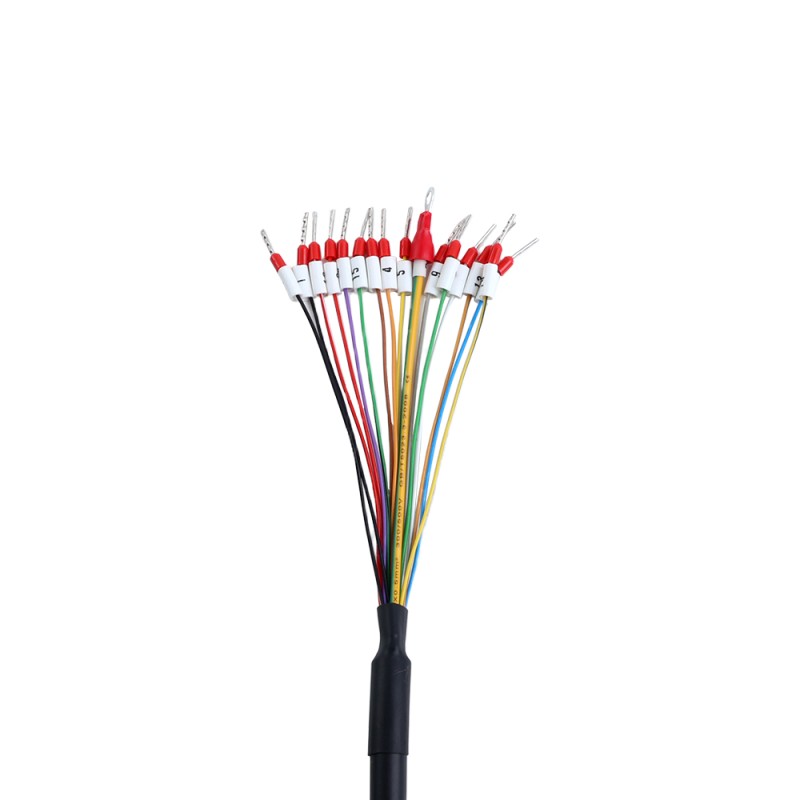 1m (39,37") HDB15 mannelijke naar kale, zeer flexibele afgeschermde kabel D-SUB 15-pins connector - HDB15-1M | StepperOnline
