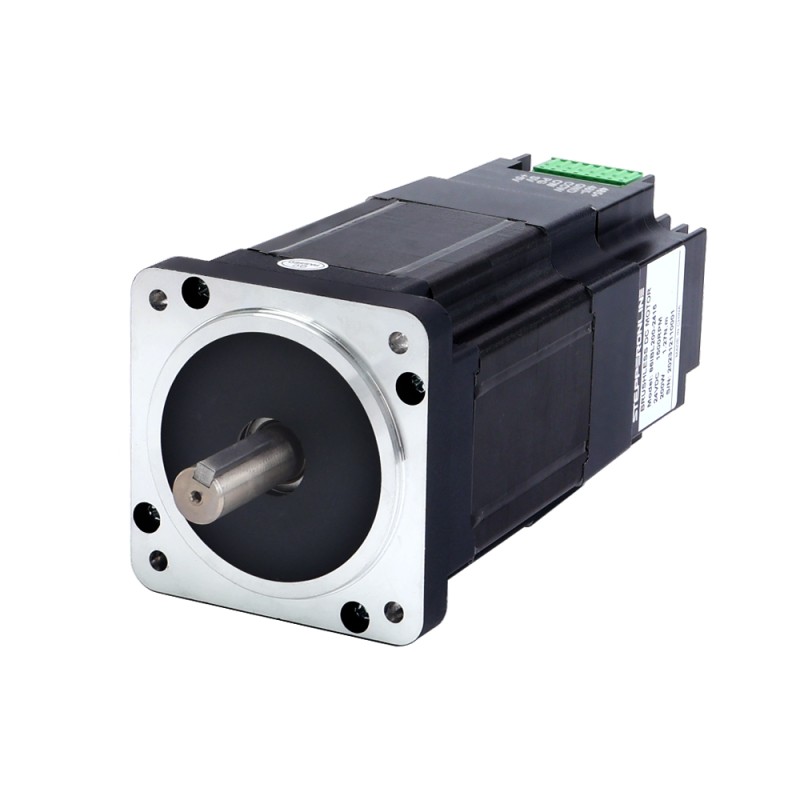 Nema 34 86x86x168mm Geïntegreerde borstelloze gelijkstroommotor 200W 24V 1500RPM 1,27Nm 8,33A w/ Driver