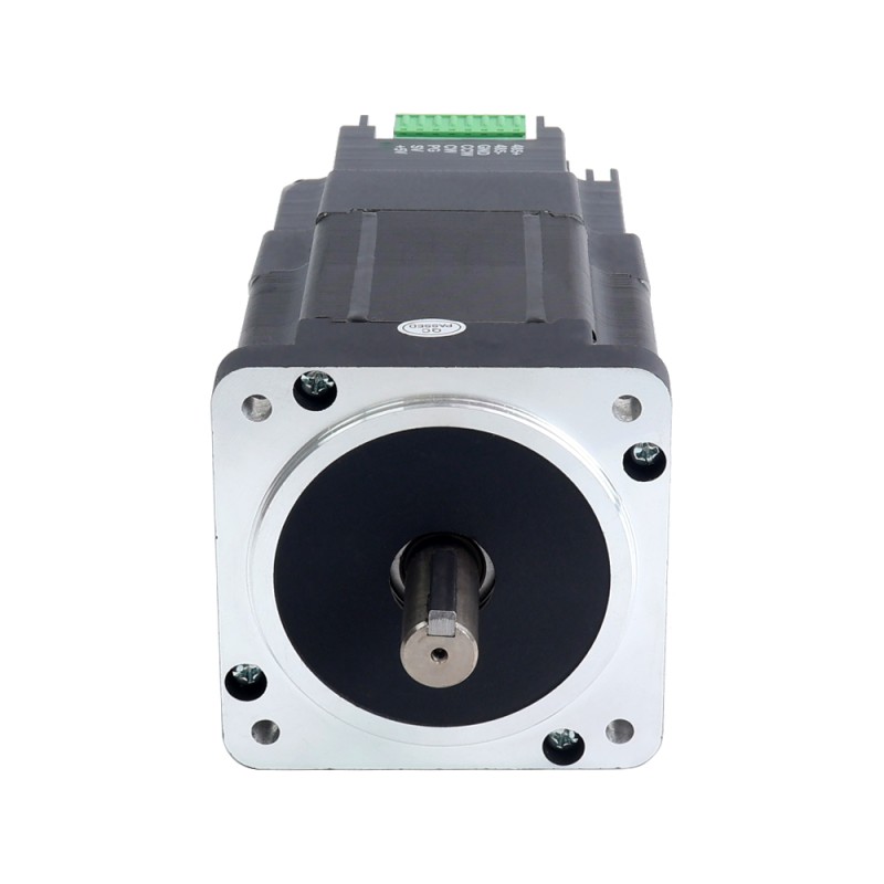 Nema 34 86x86x168mm Geïntegreerde borstelloze gelijkstroommotor 400W 48V 3000RPM 1,27Nm 8,33A w/ Driver