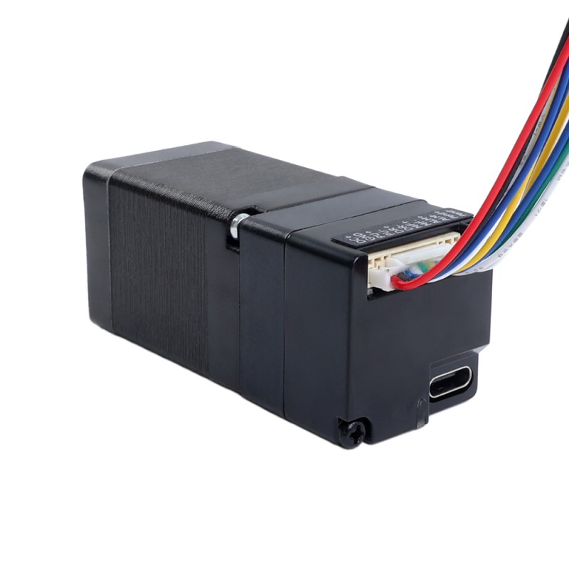 ESS-serie 7.4Ncm (10.48oz.in) Nema 11 geïntegreerde gesloten lus Stepper Servomotor 24VDC 16-Bits Encoder - ESS11-P01 | StepperOnline