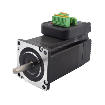 Geïntegreerde Stepper Servomotor 3Nm (425oz.in) 24-50VDC NEMA 24 Gesloten Lus