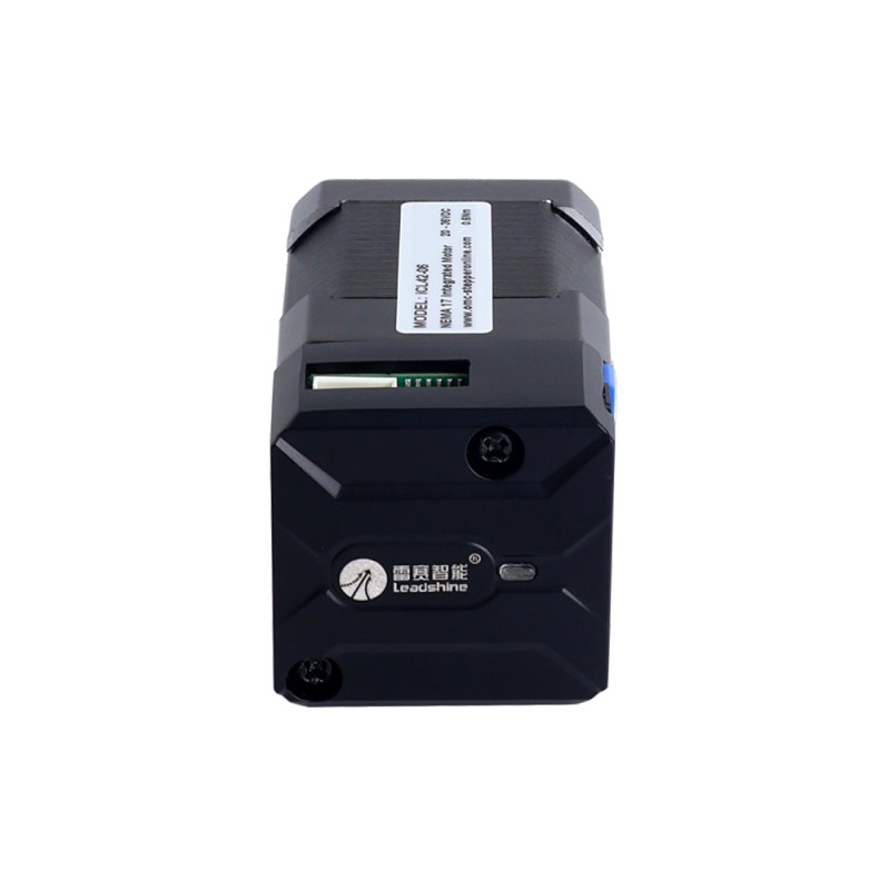iCL-serie NEMA 17 geïntegreerde stappenmotor met gesloten lus 0,6 Nm (84,96oz.in) 20-36 VDC met 14-bits encoder
