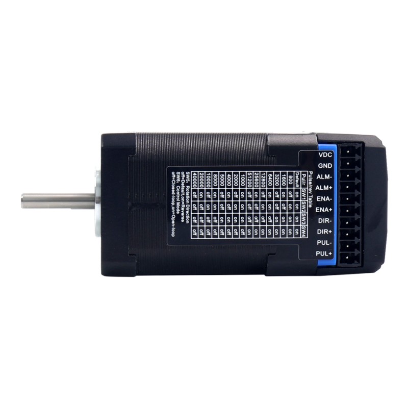 iCL serie NEMA 17 geïntegreerde closed loop stappenmotor 0,8 Nm (113,29oz.in) 20-36VDC met 14-bits encoder