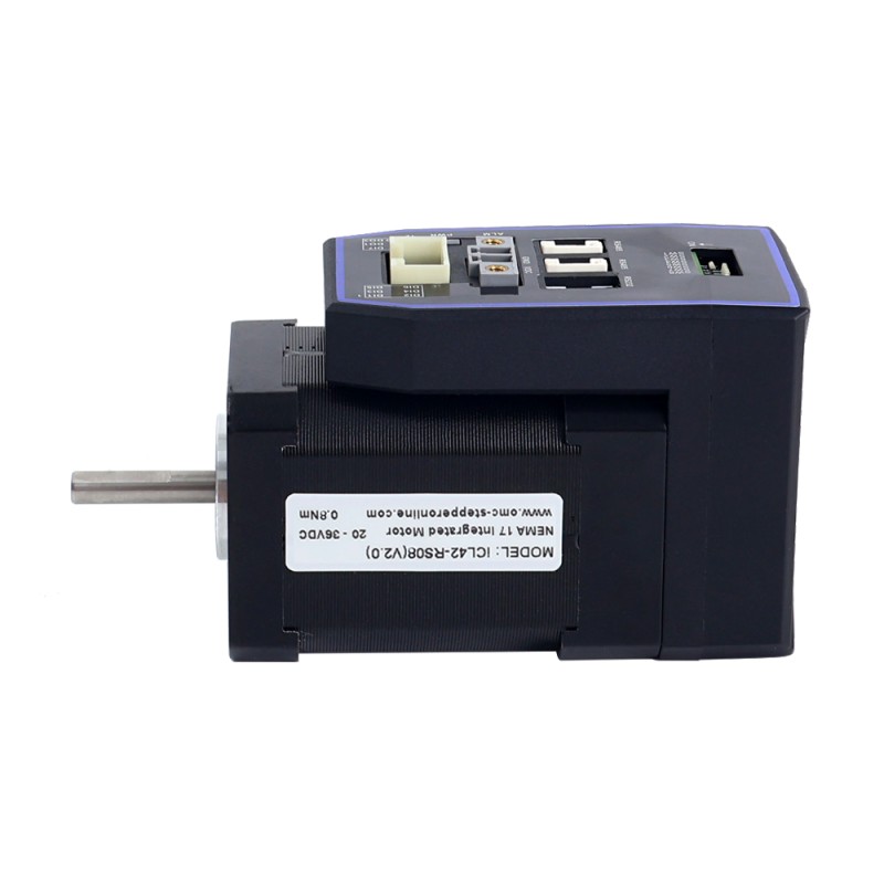 iCL serie NEMA 17 geïntegreerde RS485 Closed Loop stappenmotor 0,8 Nm (113,29oz.in) 20-36VDC met 14-bits encoder