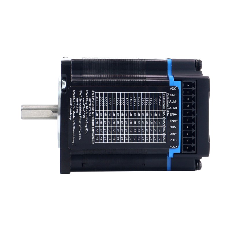 iCL-serie NEMA 23 Geïntegreerde stappenmotor met gesloten lus 1,3 Nm (184,1 oz.in) 20-50 VDC met 14-bits encoder