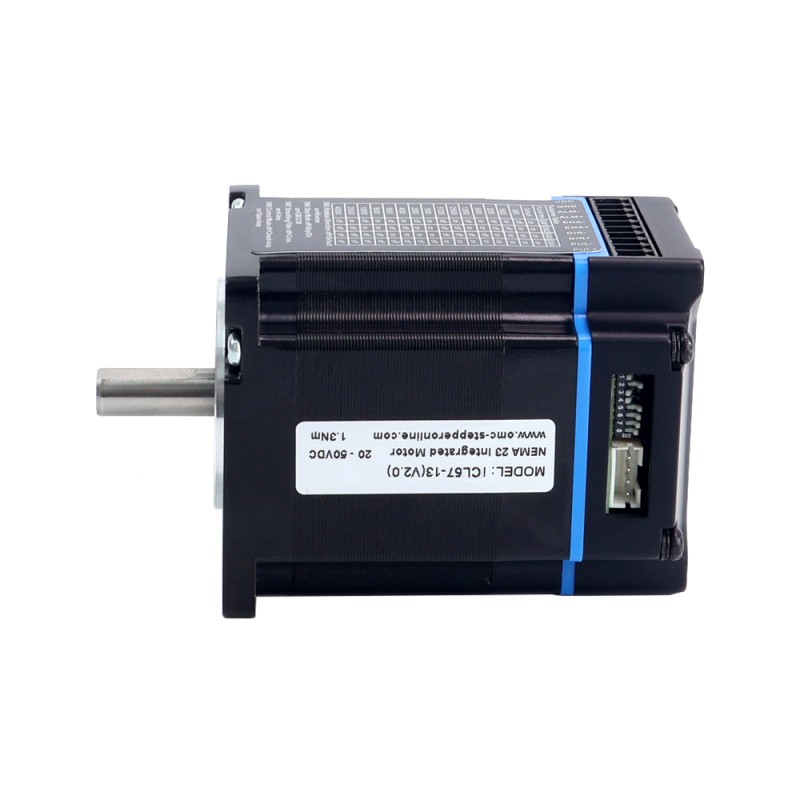 iCL-serie NEMA 23 Geïntegreerde stappenmotor met gesloten lus 1,3 Nm (184,1 oz.in) 20-50 VDC met 14-bits encoder