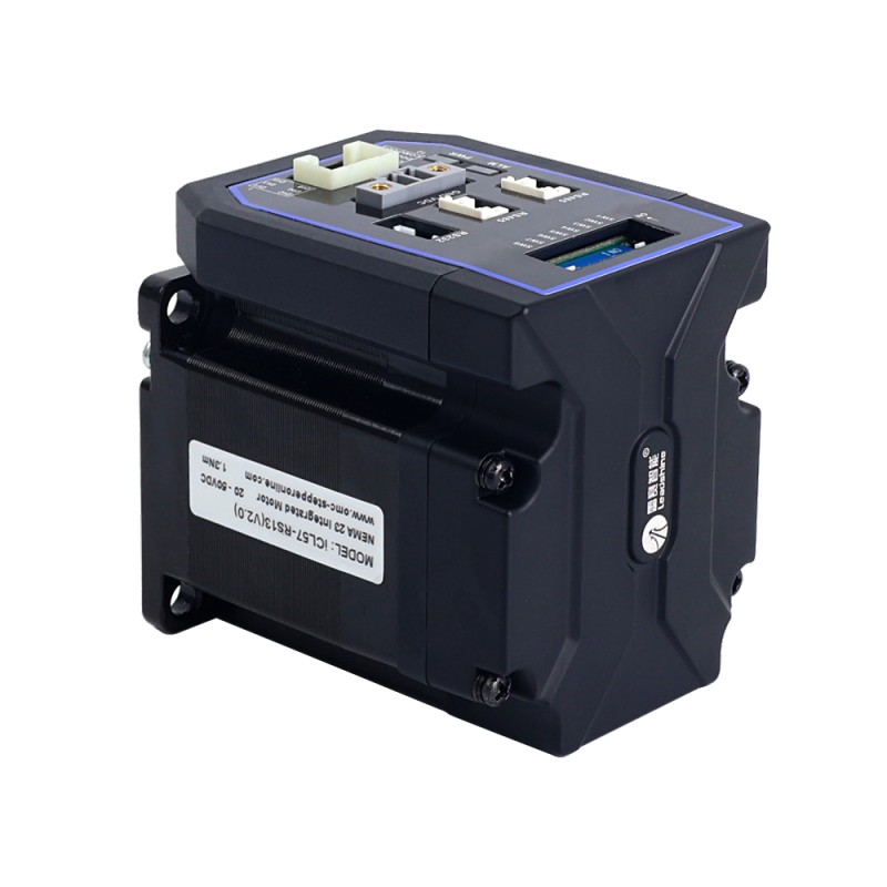 iCL serie NEMA 23 geïntegreerde RS485 Closed Loop stappenmotor 1,3 Nm (184,1oz.in) 20-50VDC met 14-bits encoder