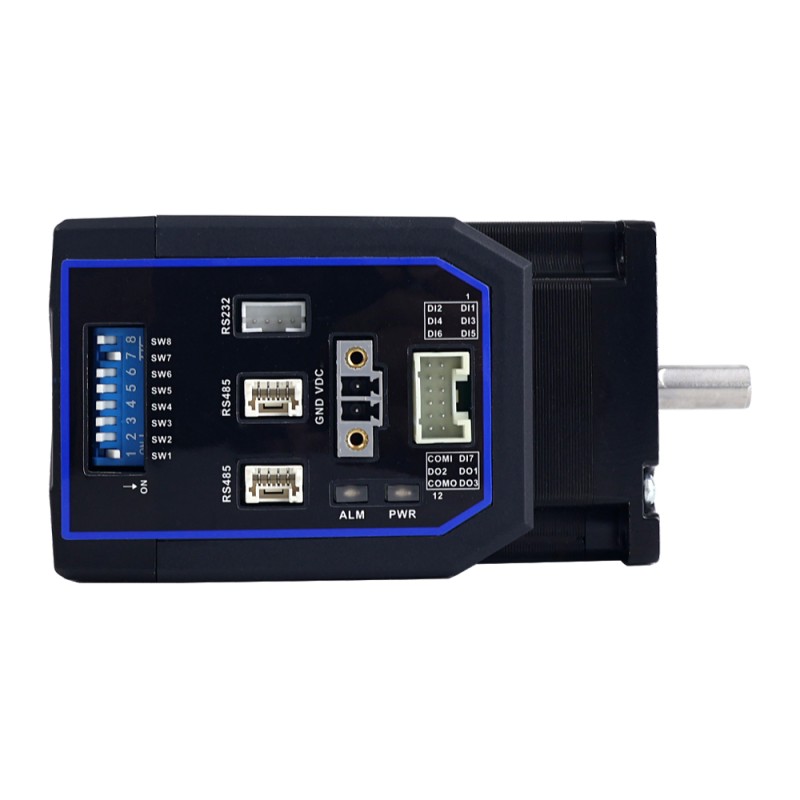 iCL serie NEMA 23 geïntegreerde RS485 Closed Loop stappenmotor 2,3 Nm (325,71oz.in) 20-50VDC met 14-bits encoder