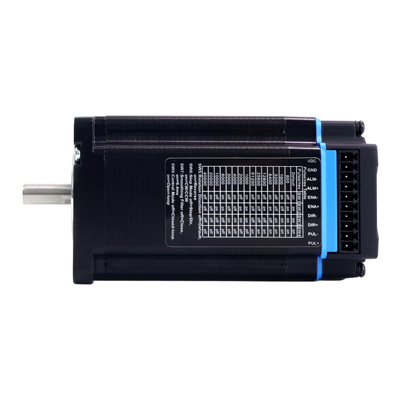 iCL-serie NEMA 24 geïntegreerde stappenmotor met gesloten regelkring 3,0 Nm (424,83 oz.in) 20-50 VDC met 14-bits encoder iCL-serie NEMA 24 geïntegreerde stappenmotor met gesloten regelkring 3,0 Nm (424,83 oz.in) 20-50 VDC met 14-bits encoder