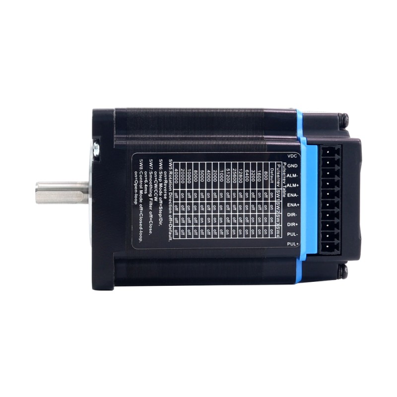 iCL-serie NEMA 23 geïntegreerde stappenmotor met gesloten lus 2,1 Nm (297,38 oz.in) 20-50 VDC met 14-bits encoder