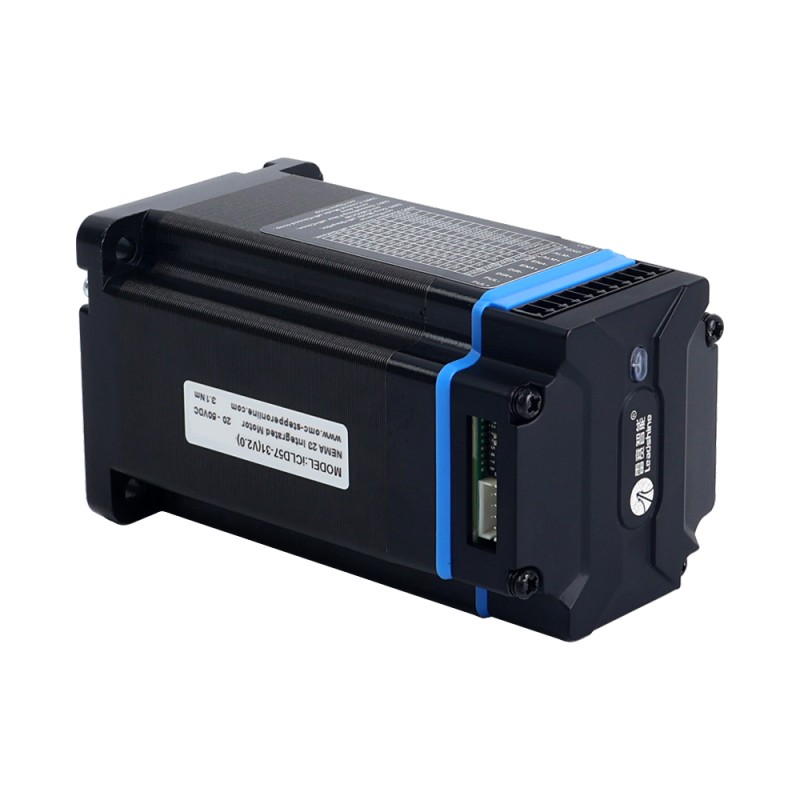 iCL-serie NEMA 23 geïntegreerde stappenmotor met gesloten regelkring 3,1 Nm (439 oz.in) 20-50 VDC met 14-bits encoder