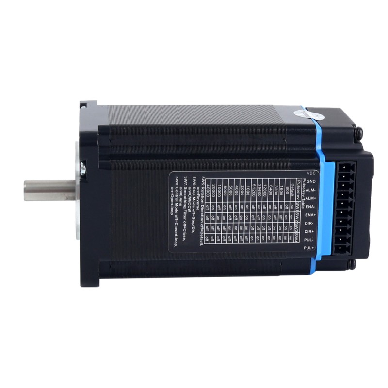 iCL-serie NEMA 23 geïntegreerde stappenmotor met gesloten regelkring 3,1 Nm (439 oz.in) 20-50 VDC met 14-bits encoder