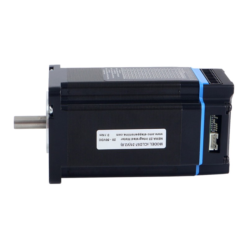 iCL-serie NEMA 23 geïntegreerde stappenmotor met gesloten regelkring 3,1 Nm (439 oz.in) 20-50 VDC met 14-bits encoder