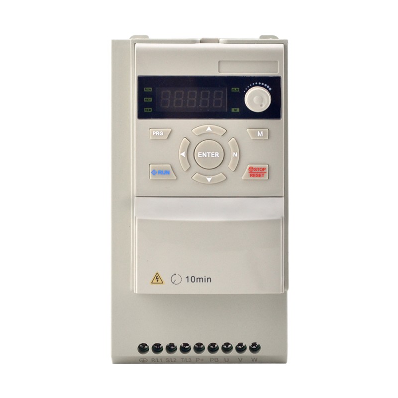EV50 serie VFD 3HP 2.2KW 12.5A éénfase/drie fasen 220V variabele frequentieaandrijving