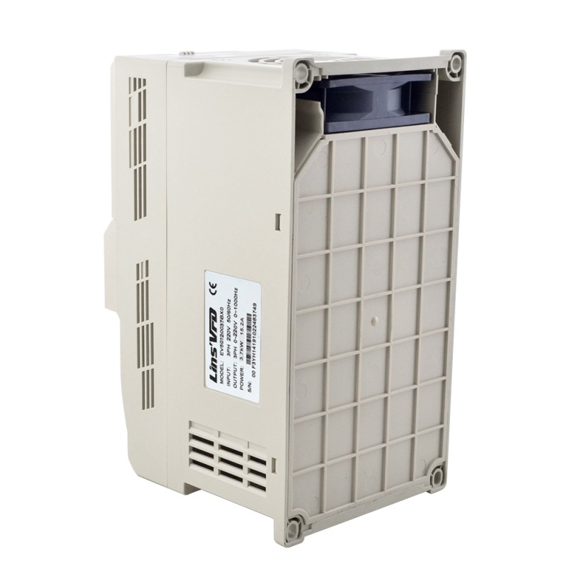 EV50 serie VFD 5HP 3.7KW 15.2A één/drie 220V variabele frequentieaandrijving