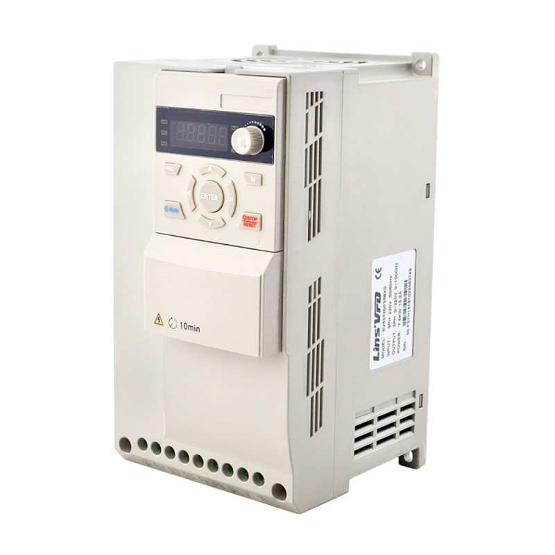 EV50 serie VFD 5HP 3.7KW 15.2A één/drie 220V variabele frequentieaandrijving
