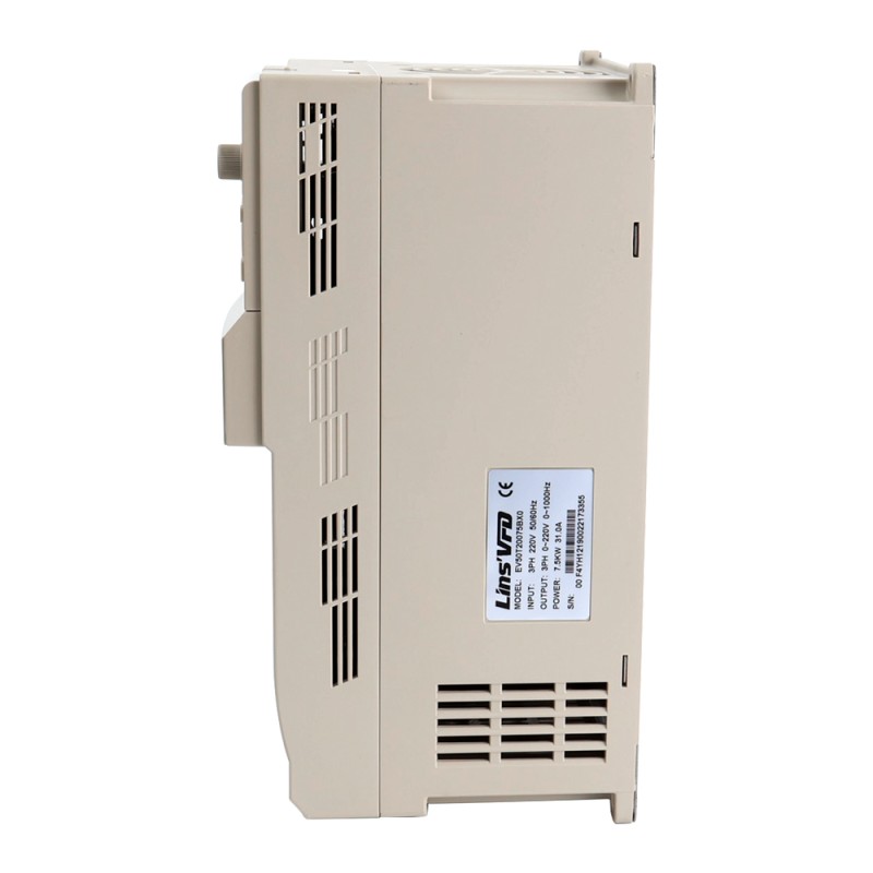 EV50 serie VFD 10HP 7.5KW 31A driefasige 220V variabele frequentieaandrijving