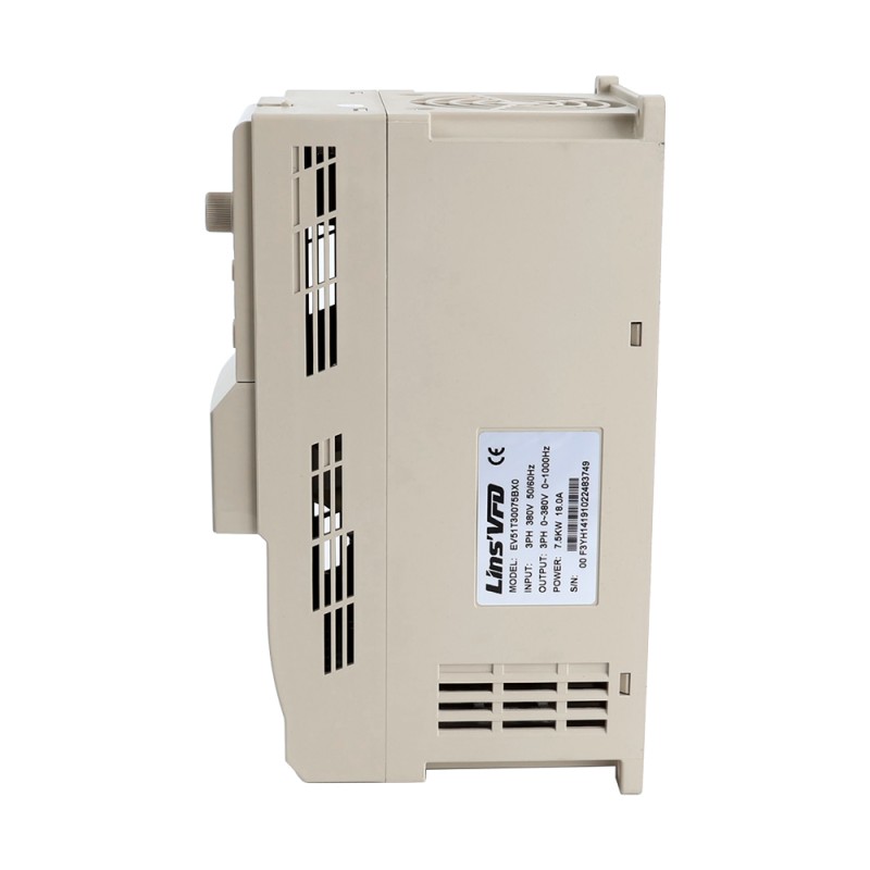 EV51 serie VFD 10HP 7.5KW 18A driefasen 380V CNC spindel motor variabele frequentieaandrijving
