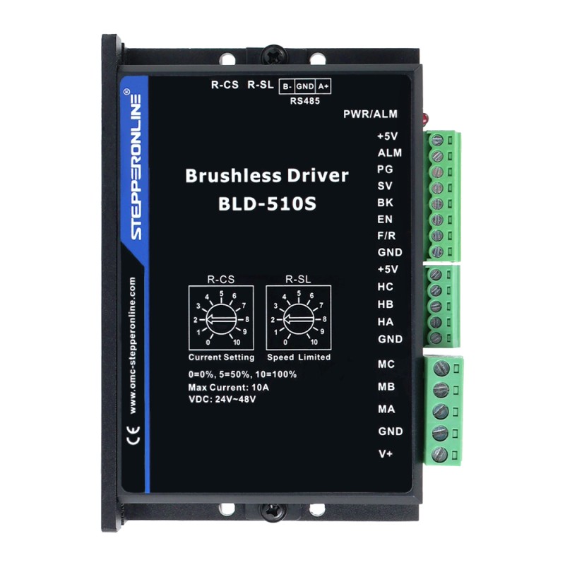 Digitale Brushless DC Motor Driver 18V-50VDC Max 13.0A 200W