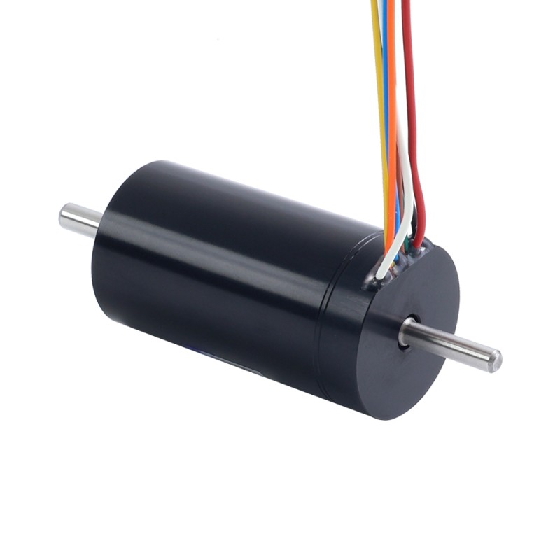 Borstelloze kernloze ronde motor 24V 45mNm 73,04W 3,9A Ф30x56mm - 30CL56-24-P2-15500 | StepperOnline