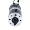 24V 101W ronde BLDC-motor met tandwieloverbrenging 20,00Nm(2832.23oz.in) 100:1 ronde planetaire versnellingsbak - 57BYA74-24-01-PG100 | StepperOnline