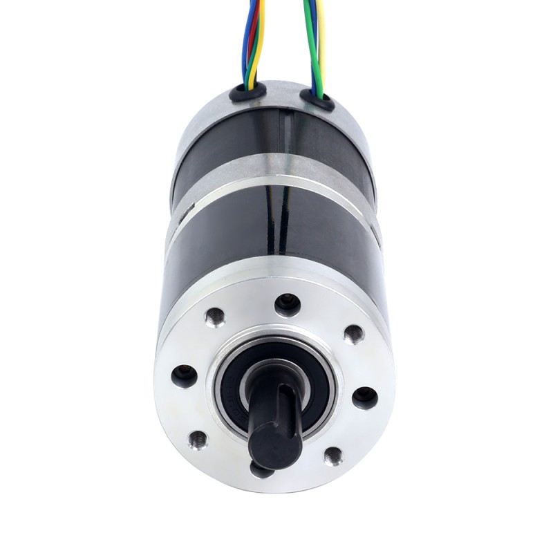 24V 101W ronde BLDC-motor met tandwieloverbrenging 11,42Nm(1617,20oz.in) 51:1 ronde planetaire versnellingsbak - 57BYA74-24-01-PG51 | StepperOnline