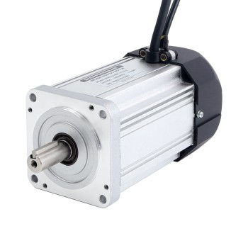 310V 6000RPM 1,75Nm 1100W 4,5A Vierkante 80x80x159mm BLDC-motor met Radiatorventilator