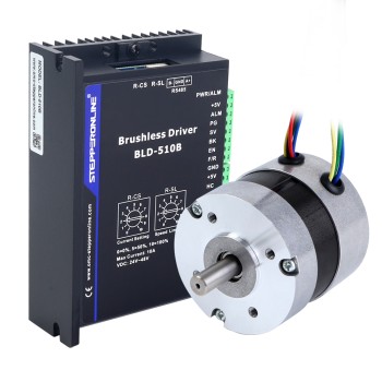 BLDC-motor en driverset 67W 24V 4000RPM 0,16Nm(22,66oz.in)