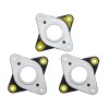 3Pcs NEMA 17 Stepper Staal en Rubber Trillingsdempers met 4 M3 Schroeven