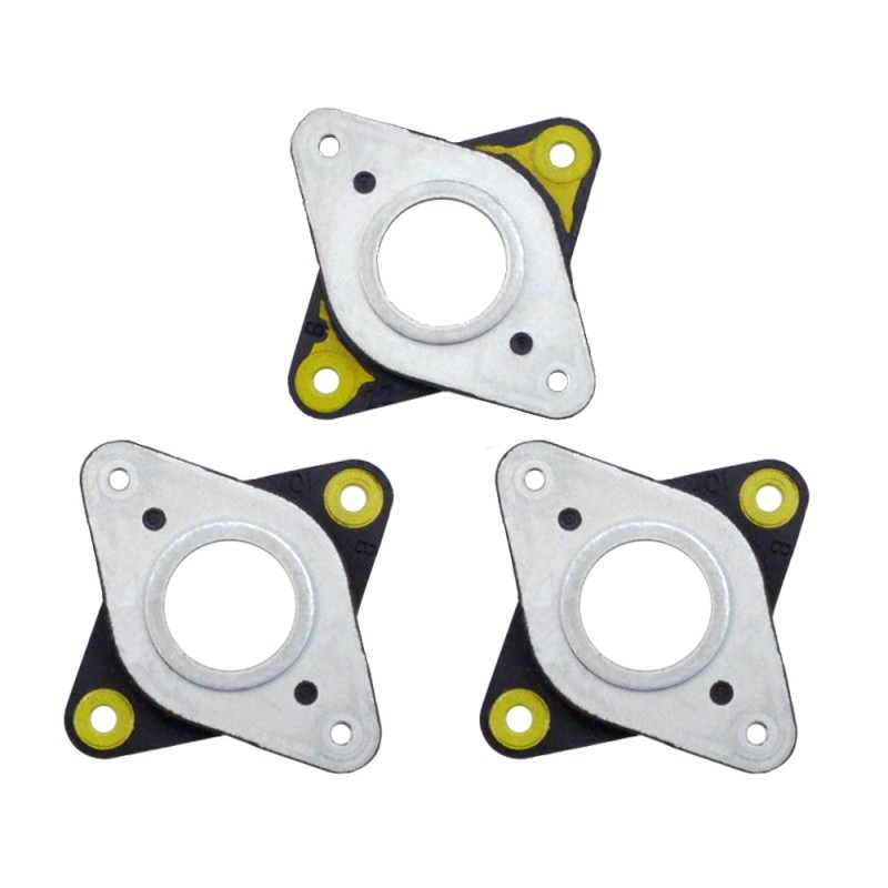 3Pcs NEMA 17 Stepper Staal en Rubber Trillingsdempers met 4 M3 Schroeven