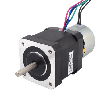 Nema 17-stappenmotor 0,59 Nm (84 oz.in) met wrijvingskoppel van rem 0,25 Nm (35,4 oz.in)