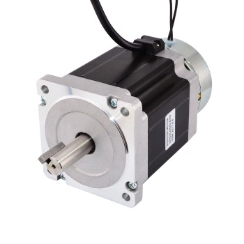 Nema 34-stappenmotor 7,0 Nm (1001 oz.in) met wrijvingskoppel van rem 4,0 Nm (566 oz.in)