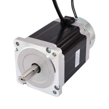 Nema 34-stappenmotor 8,5 Nm (1204 oz.in) met wrijvingskoppel van rem 4,0 Nm (566 oz.in)