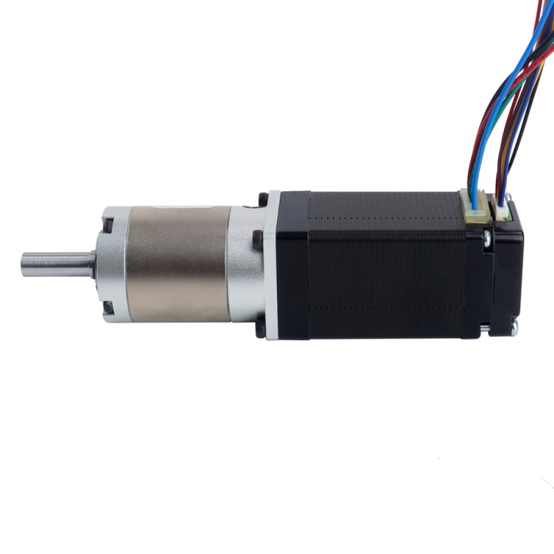 Nema 11 stappenmotor met hoge precisie versnellingsbak overbrengingsverhouding 16:1 en magnetische encoder 1000PPR(4000CPR) - 11HS20-0674D-EGS16-AR4 | StepperOnline