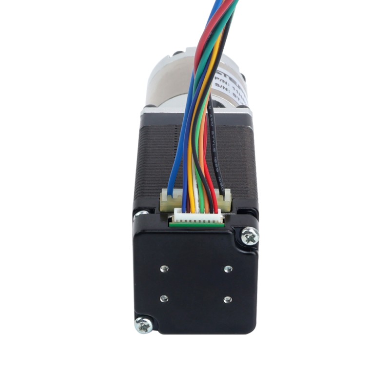 Nema 11 stappenmotor met hoge precisie versnellingsbak overbrengingsverhouding 16:1 en magnetische encoder 1000PPR(4000CPR) - 11HS20-0674D-EGS16-AR4 | StepperOnline